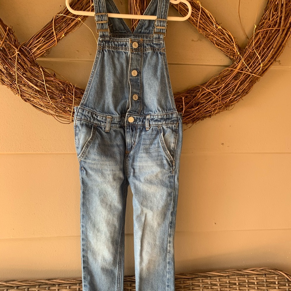 BabyGap skinny girls jean overalls size 5